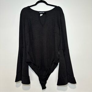 Black Long Sleeve Bodysuit